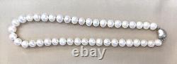 12mm Japanese Pearl Necklace With Sterling Silver Clasp