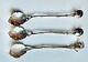 3 Antique Liberty & Co. X Musashiya Japanese Sterling Silver Frog Spoon