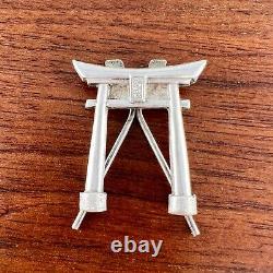 5 Figural Japanese Sterling Silver Place Card Holders Variety Of Cultural Motifs