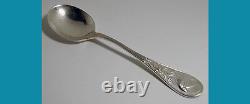 7 sterling silver SOUP spoon in JAPANESE pattern by TIFFANY no mono