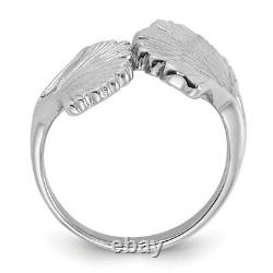 925 Sterling Silver Japanese Ginkgo Leaf Leaves Flower Ring