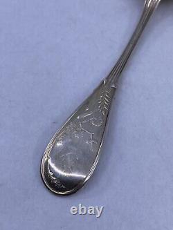 Antique Japanese by Tiffany and Co Sterling Silver Teaspoon 6 Flatware Heirloom