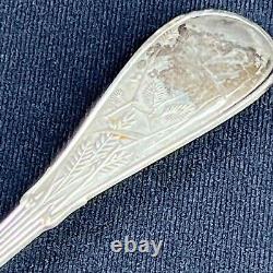 Antique Tiffany & Co Sterling Silver Fish Fork Japanese Pattern
