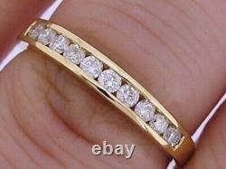 BEAUTIFUL NEW CREATED Genuine SILVER Diamond 0.33ct Ring Eternity Wedding Band