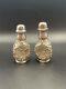 Cherry Blossom Salt & Pepper Shakers Sterling Silver 950, Japanese Inspired