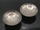 Japanese 925 Silver Vintage 2 Pcs Etched Detail Round Footed Bowls Tr2528