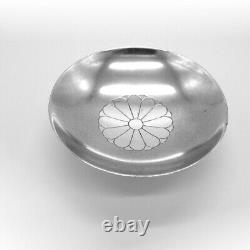 Japanese Small Serving Bowl Footed Sterling Silver