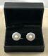 Japanese Sterling Silver Akoya Pearl & Mother Of Pearl Cufflinks