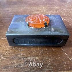 Japanese Sterling Silver Carved Yamanaka Match Book Cover EXTREMELY RARE