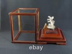 Japanese Vintage Sterling Silver Bonsai Pine Tree Mitsunori made in Japan 3
