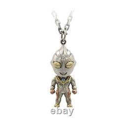 Japanese anime Flying Ultraman S925 sterling silver Pendant accessory keychain