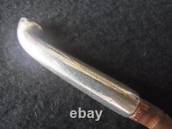 Japanese antique sterling silver smoking pipe Kiseru 8.1 inch