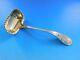 Japanese By Tiffany And Co Sterling Silver Gravy Ladle Pie Crust Edge Vermeil 7