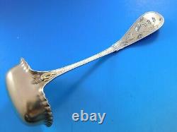 Japanese by Tiffany and Co Sterling Silver Gravy Ladle Pie Crust Edge Vermeil 7