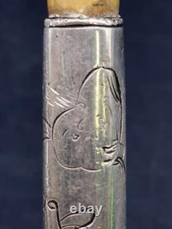Kiseru Sterling Silver Japanese pipe