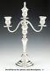 Nice Japanese Sterling Silver 3 Light Convertible Candelabra Candlestick C1930s