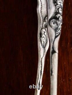 - Rare Gorham Japonesque Sterling Silver Sugar Tongs Hizen Koi Fish 1880 No Mono