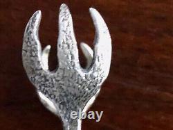 - Rare Gorham Japonesque Sterling Silver Sugar Tongs Hizen Koi Fish 1880 No Mono