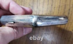Sterling Silver. 950 Cigarette Case Vintage Engraved Japanese Filter Cigs (#012)