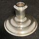 Sterling Silver 950 Japanese Vintage Candlestick Not Weighted Brass Underside