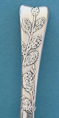 TIFFANY LAP OVER EDGE Acid Etched WILLOW Sterling Grapefruit Spoon