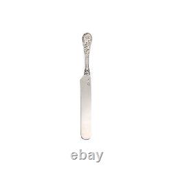 Tiffany & Co Japanese Sterling Silver Solid Dessert Knife withMono #15477