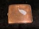 Vintage Japanese Antique Sterling Silver Mixed Metal Cigarette Case Preowned