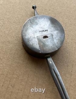 Vintage Japanese STERLING Salt or Pepper Hair Pin 6L