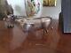 Vintage Sterling Japanese Pastoral Cow Statue